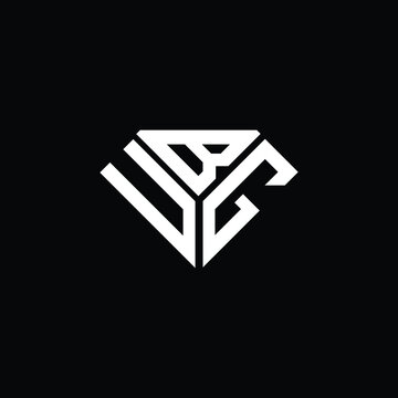 UBG letter logo creative design. UBG unique design
