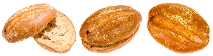 bread isolated on white