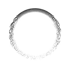 Glitch distorted geometric shape . Minimal art design . Noise destroyed  logo . Trendy defect error shapes . Glitched frame .Broken effect .Grunge texture . Distressed element .vector 