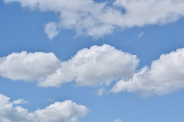 blue sky with clouds