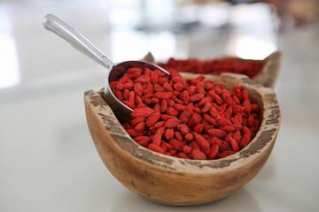 healthy red goji berries
