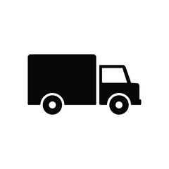 Fototapeta premium truck icon vector illustration