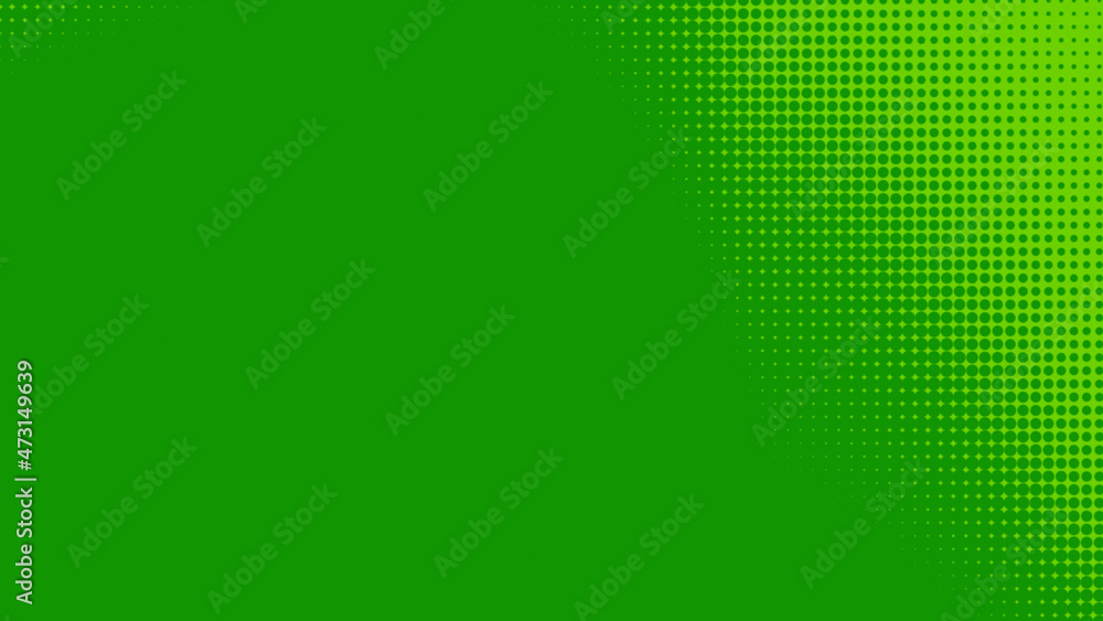 Aufkleber dots halftone green color pattern gradient texture with technology digital background. dots pop art 
