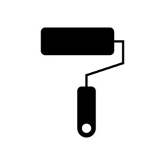 paint roller icon, paint vector, roller illustration