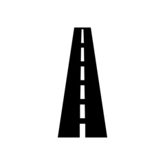 road icon, way vector, drive illustration