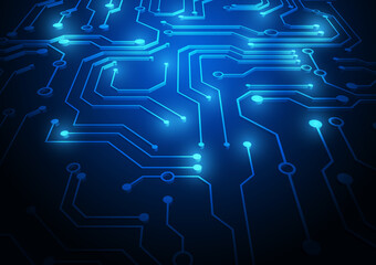 Circuit technology background with hi-tech digital