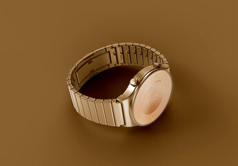 3D Elegant Smartwatch Mockup
