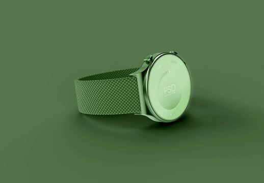 3D Wristwatch Mockup
