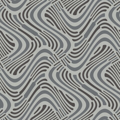 Full seamless abstract decorative marble pattern vector. Monochrome texture design for textile fabric printing and wallpaper. Design for fashion and home design background.