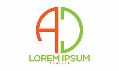 Unique letter logo Modern and minimalist vector and abstract logo