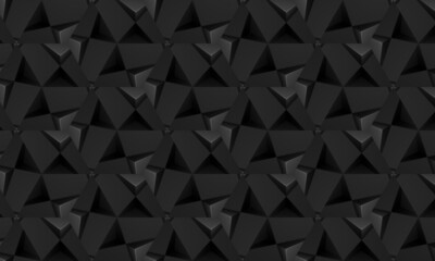 Geometric pattern, stylish texture. Luxury black background. Black premium abstract background with geometric elements. Background for exclusive design.