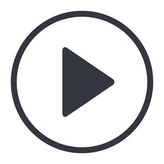 Play and pause icon with shadow, start interface media button, internet player video symbol, web film audio vector illustration