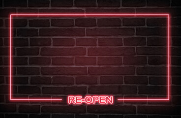 red neon sign on a wall