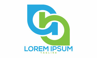 Unique letter logo Modern and minimalist vector and abstract logo