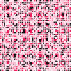 Fototapeta premium Abstract Geometric Pattern generative computational art illustration