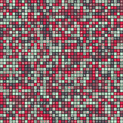 Abstract Geometric Pattern generative computational art illustration