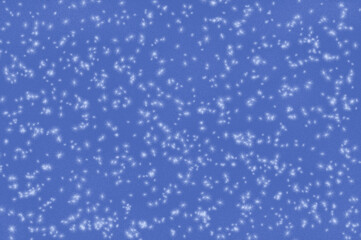 Winter Blue Background, Template. Night Sky with Stars. Hand drawn.