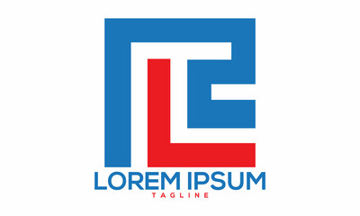 Unique letter logo Modern and minimalist vector and abstract logo