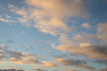 Cloudscape at dusk
