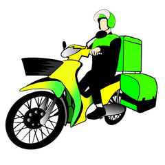 motorbike delivery