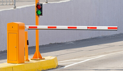 the Automatic barrier gates