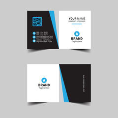 corporate business card template vector