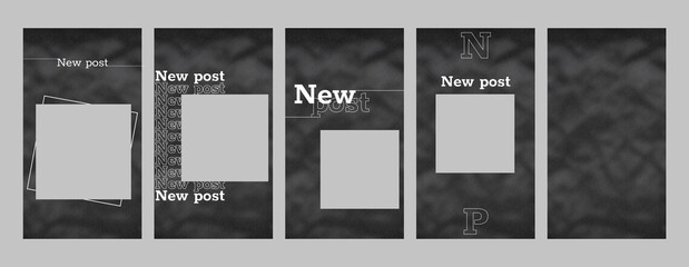 Preparation for a story in social networks