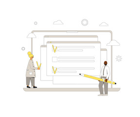 Marketing research. Survey. Online ansers.