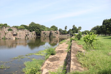 Fototapeta premium Trench Of Vellore Fort.