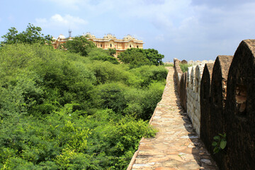 Fototapeta na wymiar Madhvendra palace, Nahargarh fort. Jaipur, India