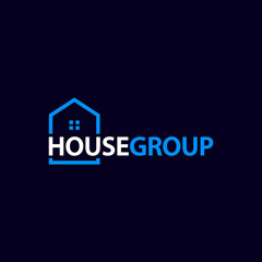 House logo design template concept isolated