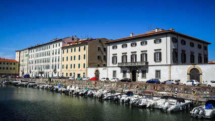 Livorno, port city in Italy and departure point to nearby islands: Sardinia and Corsica
