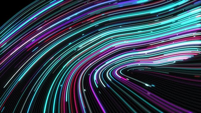 Abstract colorful lines vector background, stylish color background 