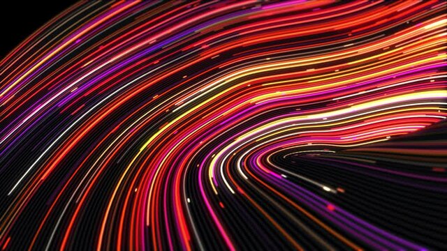 Abstract colorful lines vector background, stylish color background 