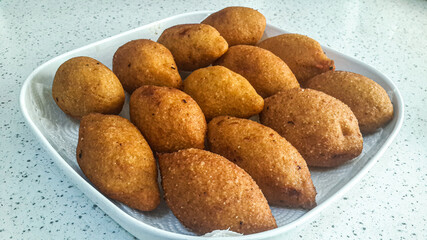 Turkish fried meatballs (içli köfte)