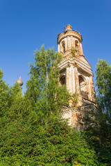 the destroyed Orthodox church