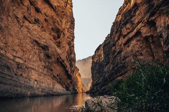 Rio Grande river in Santa Elena Canyon, Big Bend national Park, Texas 