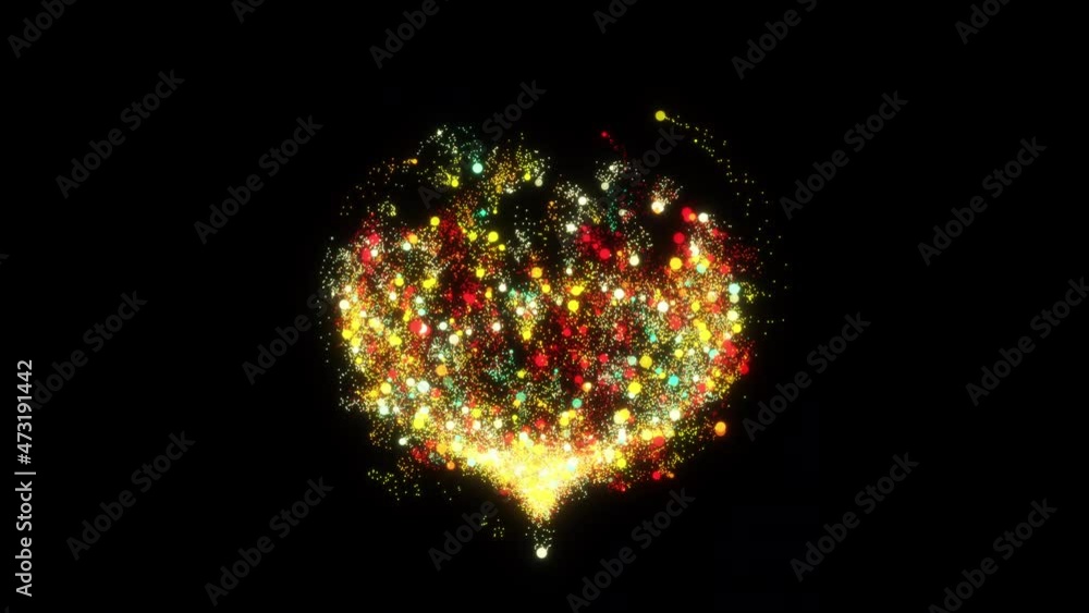 Poster bright bud consisting of 3d render of round blurry bubbles. festive mysterious glow round textures w