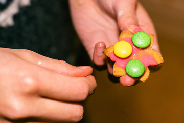 gingerbread baking for Christmas