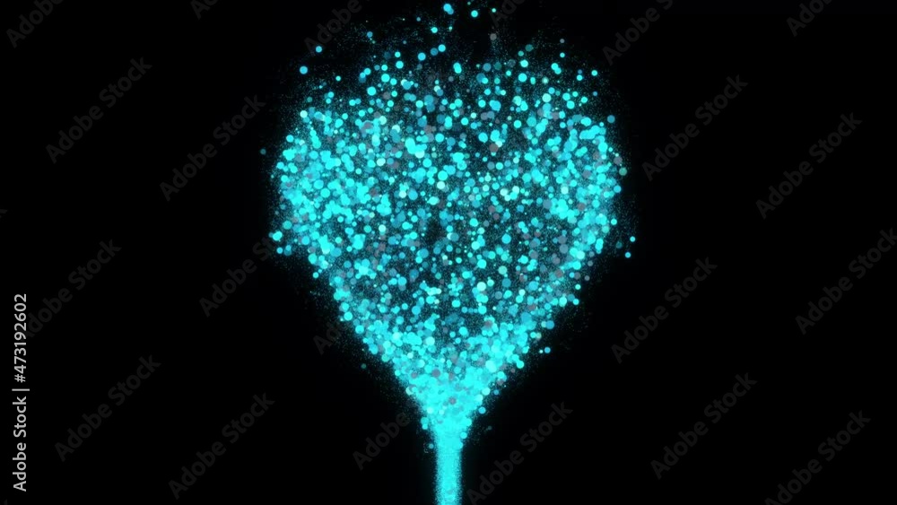 Poster bright bud consisting of 3d render of round blurry bubbles. festive mysterious glow round textures w