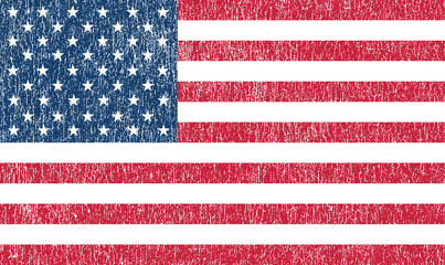 USA American distressed flag