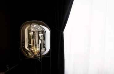 Modern glass lamp