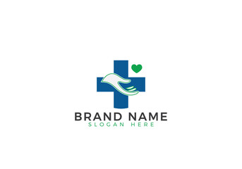 Medical and Health Care Logo Draft Illustrative Template