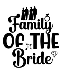 Wedding Party svg Bundle 1, Bridal Party svg files, dxf, file, png file, instant download, Printable, Wedding svg files