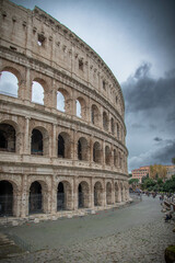 Obraz na płótnie Canvas Ciudad europea de Roma en Italia cuna de la civilización 