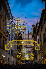 Naklejka premium Ciudad europea de Roma en Italia cuna de la civilización 