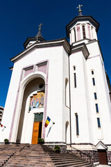 Fototapeta premium Episcopal Cathedral Resurrection of the Lord, Oradea, Romania.