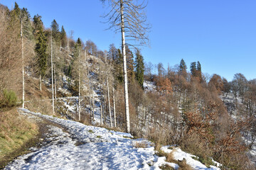 Sacro Monte di Varese were inscribed on the UNESCO list of World Heritage. Breathtaking panorama in Campo Dei Fiori Mountain  with snow and fantastic sunsets.  