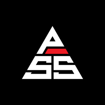 PSS triangle letter logo design with triangle shape. PSS triangle logo design monogram. PSS triangle vector logo template with red color. PSS triangular logo Simple, Elegant, and Luxurious Logo...