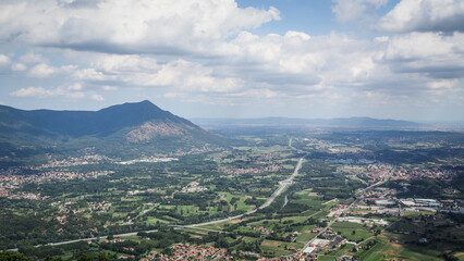 Piedmont, a region of Italy bordering France and Switzerland, sits at the foot of the Alps.